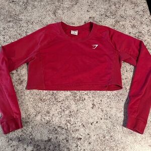 Gymshark cropped long sleeve top